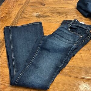 American Eagle Outfitters Women’s Boot Cut Jeans - Dark Blue Denim